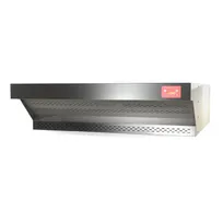 product of Omcan USA 40644 Stainless Steel Oven-Mount Hood for Double Chamber Fuoco Digital Series, 24in Width, Heavy-Duty Construction, Premium Finish