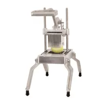 product of Omcan USA 41862 Vertical Fruit & Vegetable Slicer – 3/16\" Stainless Steel Blade, Manual, Non‑Skid Feet