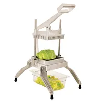 product of Omcan USA 41866 Commercial Lettuce Cutter – Countertop 1" x 1" Square Cut, 1" Thickness, Non‑Skid Feet