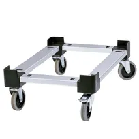 product of Omcan USA 44554 Food Carrier Dolly, 58.5L Capacity, Black/Silver Finish
