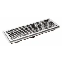 product of Omcan USA 44611 (44611) Floor Trough, 12" X 72", with Stainless Steel Grating