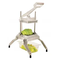 product of Omcan USA 49079 Lettuce & Vegetable Chopper, 3/4" Scalloped Blades, 3/4" Square Cut, Non‑Skid Feet
