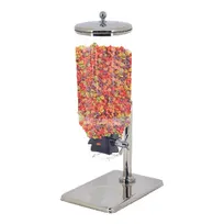 product of Omcan USA 80530 Countertop Cereal Dispenser, 7.5L (6.8 Qt), 9"W x 14"D x 25"H, Stainless Steel Base