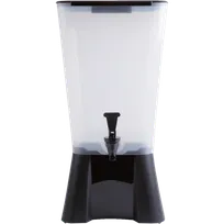 product of Omcan USA 81122 Juice & Beverage Dispenser - Single 20‑Qt Poly Tank, Black Base, Tap, NSF