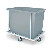 product of Forbes Industries 1179 Steel Laundry Cart w/ 12 Bushel Capacity