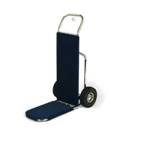 product of Forbes Industries 1555-CK-PS Bellman's Handtruck w/ 23 1/2" Fold Up Dropnose, Polished Steel Stainless Tube