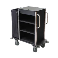 product of Forbes Industries 2280 Plastic Inroom Housekeeping Cart w/ (3) Shelves - 24"W x 18"D x 36.25"H 