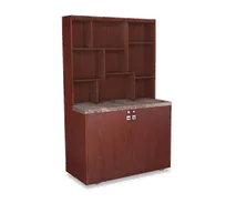 product of Forbes Industries 4437 Mobile Modular Mobile Back Bar w/ Himalayan Slate Countertop - 48"W x 24"D x 78"H