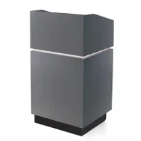 product of Forbes Industries 4898 Laminate Podium w/ (2) Shelves, (2) Wheels 