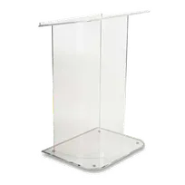 product of Forbes Industries 5006 Floor Cylinder Podium w/ 1/2" Clear Acrylic