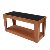 product of Forbes Industries 5200-6 Mobile Induction Table w/ Trend Glass/Stone Countertop - 30”W x 72”D x 36”H