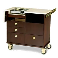 product of Forbes Industries 5635 Mobile Flambe Cart w/ Butane Electronic Igniting Burner, Avonite Top, Hardwood Veneer Cabinet