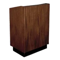 product of Forbes Industries 5916 Floor Podium w/ (2) Shelves, Wood Veneer 