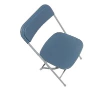 product of Forbes Industries C600SBL/GR Eventxpress Folding Chair 18 Gauge Steel Slate Blue Plastic Seat