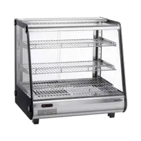 product of Marchia MHC121 26" Countertop Heated Stainless Steel Countertop Display Case