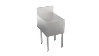 product of Krowne KRS-RS18 Stadium Series Beer Station/Register Stand, 18"W x 29"D, Stainless Steel, 30" Working Height