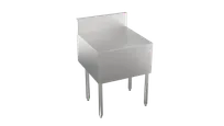 product of Krowne KRS-RS24 Stadium Series Beer Station Register Stand, 24"W x 29"D, Stainless Steel, 30" Working Height