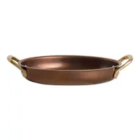 product of Steelite GWSSD16CV - Oval Casserole Dish, 8" x 4.75" x 1" (12 oz), Stainless Steel Finish - 6/Case