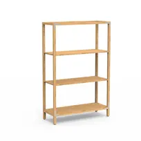 product of Steelite MGCCAN17NSXF Canvas Two Shelf Table Unit, Brushed Stainless Steel Legs, Mogogo Finish