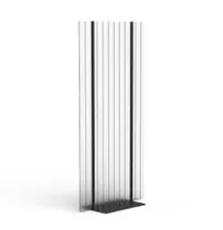 product of Steelite MGCDSF01CAXF Waves Divider Corrugated Panel, Black Powder-Coated Base for Buffet Tables