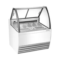 product of Marchia GIC-7 41" Gelato/Ice Cream Dipping Cabinet w/ Curved Sneeze Guard