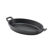 product of Steelite GWC247 Oval Cast Iron Baking Dish 27 oz, 11.75x6.88x1.63 in Heat Retention - 6/Case