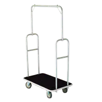 product of Forbes Industries 2431 Economy Luggage Cart w/ Carpeted Steel Deck