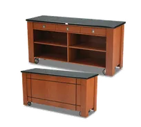 product of Forbes Industries 5986 Waiter's Station w/ (3) Drawers and (2) Shelves, Avonite Top