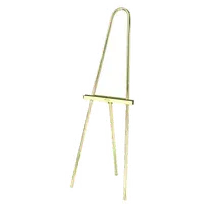product of Forbes Industries 6806-PS A-Frame Easel Sign, 24"W x 20"D x 67"H, Fixed Stainless Steel, Polish