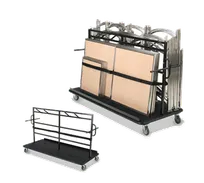 product of Forbes Industries 7050 76"L Transport Cart with Poly Straps for EcoFlex Tables