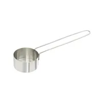 product of Winco MCPL-033C Measuring Cup, 1/3-Cup, 6" Wire Handle, Stainless Steel