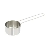 product of Winco MCPL-075C Measuring Cup, 3/4-Cup, 6" Wire Handle, Stainless Steel
