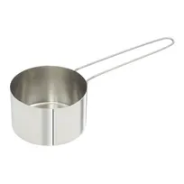 product of Winco MCPL-175C Measuring Cup, 1-3/4-Cup, 6" Wire Handle, Stainless Steel