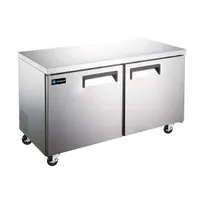 product of Hurakan HKN-UC36F2C 36" 2-Door Undercounter Freezer, Stainless Steel, 9.68 cu. ft.