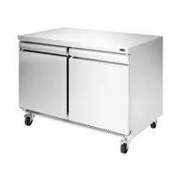 product of Hurakan HKN-UC60F2E 60" 2-Door Undercounter Freezer, Stainless Steel, 14.1 cu. ft.