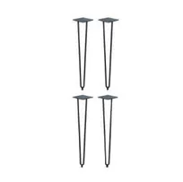 product of BFM Seating NV4L-SB Nv Table Leg Set, 28-1/2"H, 4-Piece Set, Dining Height