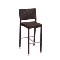product of BFM Seating PH500BJV Aluminum Monterey Barstool with Synthetic Wicker Back & Seat