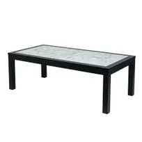 product of BFM Seating PH6104CR-BL Belmar Inlay Coffee Table, 47"W X 23-1/2"D