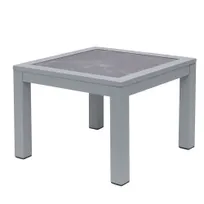 product of BFM Seating PH6105PR-SG Belmar Inlay End Table, 21-1/2"W X 21-1/2"D