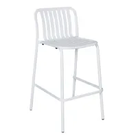 product of BFM Seating PHKWBS-WH Aluminum Key West Stacking Bar Stool