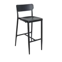 product of BFM Seating PHVSBBL Aluminum Maui Side Barstool