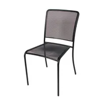 product of BFM Seating SU1300CBL Chesapeake Stacking Side Chair, Micro Mesh Back & Seat