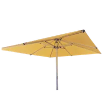 product of BFM Seating UBD13SQ Market Umbrella, 13 Ft, Square Top, 4 Panels, Bolt-Down