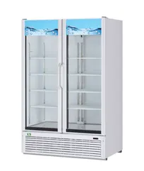 product of RefrigerationX XGM-47W(B)-N Glass Door Merchandiser, 51-1/8"W x 32"D x 78-1/8"H, 40.16 cu ft, 1/3 HP