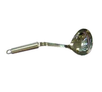 product of Spring USA M3505-76 Tureen Ladle, 6-8 Oz, 11" Length, Bent Handle, 1-Piece Stainless Steel