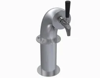 product of Krowne KSH-1S Draft Beer Tower, Countertop 1-Column Steel, Glycol-Cooled, Faucet (Tap Not Included)