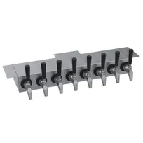 product of Krowne KUC-8S Beer Tower, 24" OA Length, Stainless Steel Finish, Eight Faucet, 7-12 Tap Capacity
