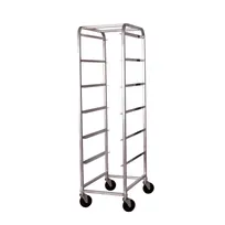 product of Winco ABBC-6 6-Tier Bus Box Cart, 18-5/8W x 26D x 70-1/4H, Aluminum, 5 inch Swivel Casters, NSF