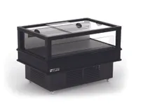 product of Hydra-Kool HKI-DT-80-S Open Air Merchandiser, 15.2 cu.ft., 82"W x 41"D x 40"H, Dual Temp, Black Finish