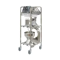 product of Robot Coupe 49132 Workstation Storage Cart for 16 discs, 8 attachments and 3 Feed Heads, Delivered with 1 GN1x1 Pan